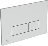 Ideal Standard Oleas Toilet Flush Plate Chrome Matt Dual Flush Pneumatic