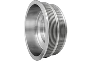 March Performance Serpentine Crankshaft Pulley for Small Block Chevy Engines with Long Water Pump