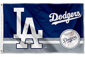 WinCraft Los Angeles Dodgers Logo Insignia 3x5 Foot Grommet Banner Flag