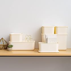 IRIS USA Plastic Modular Basket COMBO