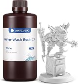 ANYCUBIC Water Washable 3D Resin 2.0 White 1kg High Precision Low Odor