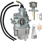 Cylinman TTR125 Carburetor Fit for Yamaha TTR125 TTR125E TTR125L TTR125LE 2000-2007 Carb With Fuel Switch Valve Petcock