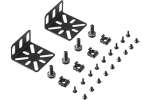 PhyinLan Rack Mount Kit for 17.3 inch Switches, Adjustable Rack Ears for Buffalo Tech, Cisco, NETGEAR,Dell, D-Link, Linksys a