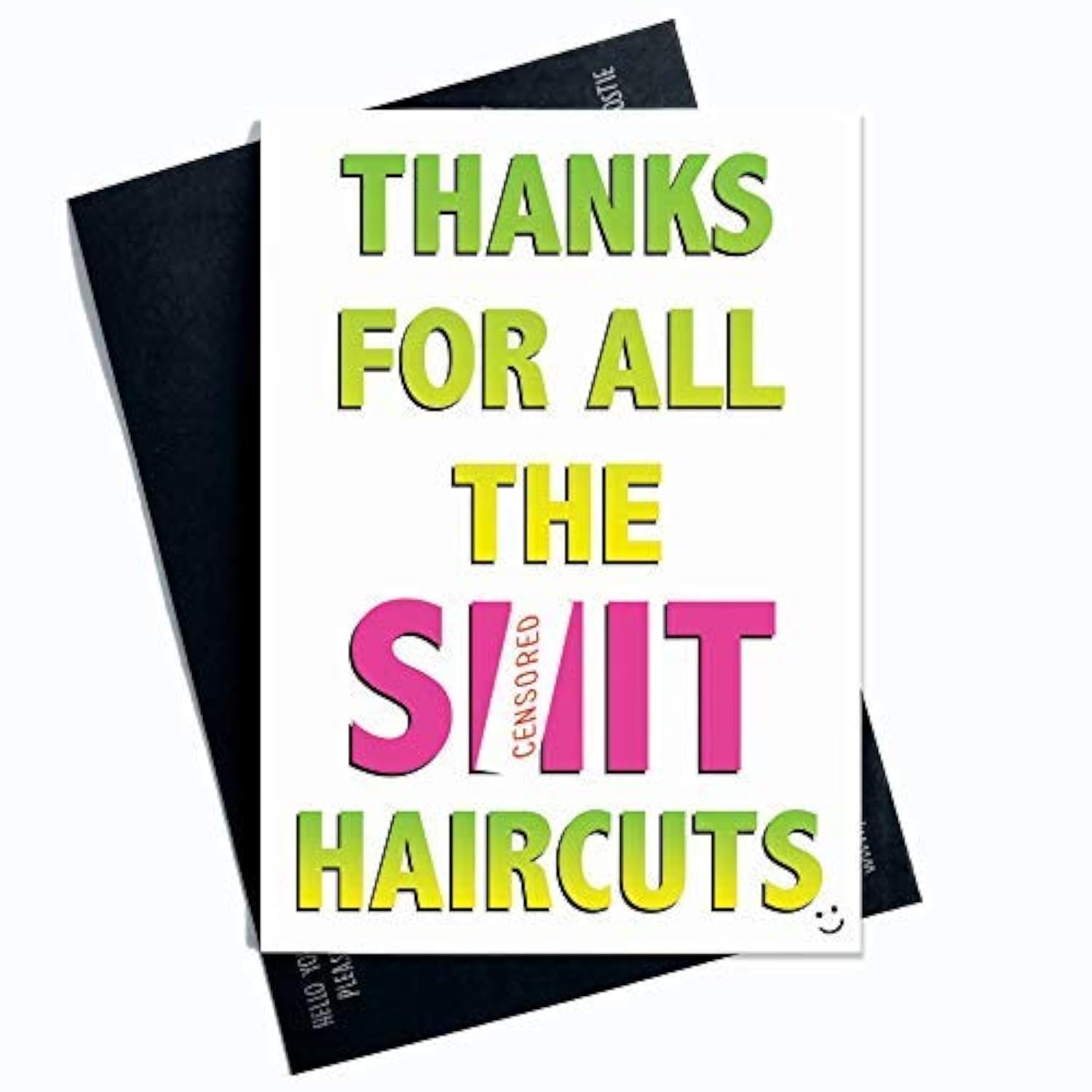Thanks for All The Rubbish Haircuts Funny Hairdressers Card Novelty Card Thank You Hairdresser Cards Funny Cards Humour Cards Banter Joke PC300