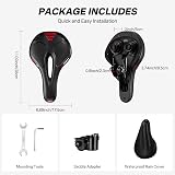 YOUNGDO Bike Seat Comfortable Wide Saddle Gel Cushion Breathable view 7