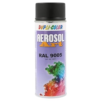 Dupli-Color 733161 Aerosol Art 400 ml, schwarz matt