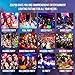 Sound Activated Disco Ball Lights [Free Wall Holder] 3 Modes - Portable Multi Color LED Party Lights - Christmas LED Lights Indoor/Outdoor - Karaoke Strobe Lights for DJs Kids Club and Home Parties