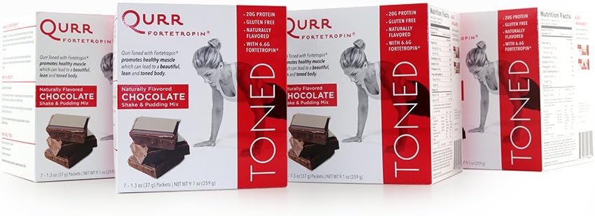Qurr Toned Chocolate Shake & Pudding 4 Weeks Supply