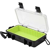Avlcoaky Waterproof Box Dry Box Waterproof Containers, Protective Case 10" L x 5" W x 2.5" H Watertight Storage Box Kayaking Boat Waterproof Boxes
