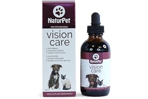 NaturPet Vision Care for Cats and Dogs | with Bilberry | Eye Support | Safe for Pets with Cataracts | 100mL Herbal Tincture