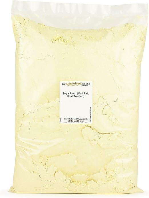 SOYA Flour [Full Fat, Heat Treated] 25kg Bulk Amazon.co.uk Grocery
