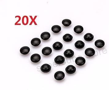 Amazon Com 20x Gloss Black Rubber Pads Harley Foot Rest