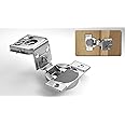 Berta 10-Pack, 1 inch Overlay Soft Closing Face Frame Cabinet Hinges, 105 Degree 6-Ways 3-Cam Adjustment Concealed Kitchen Cabinet Door Hinges with Screws (1 in. Overlay, 10 Pieces)