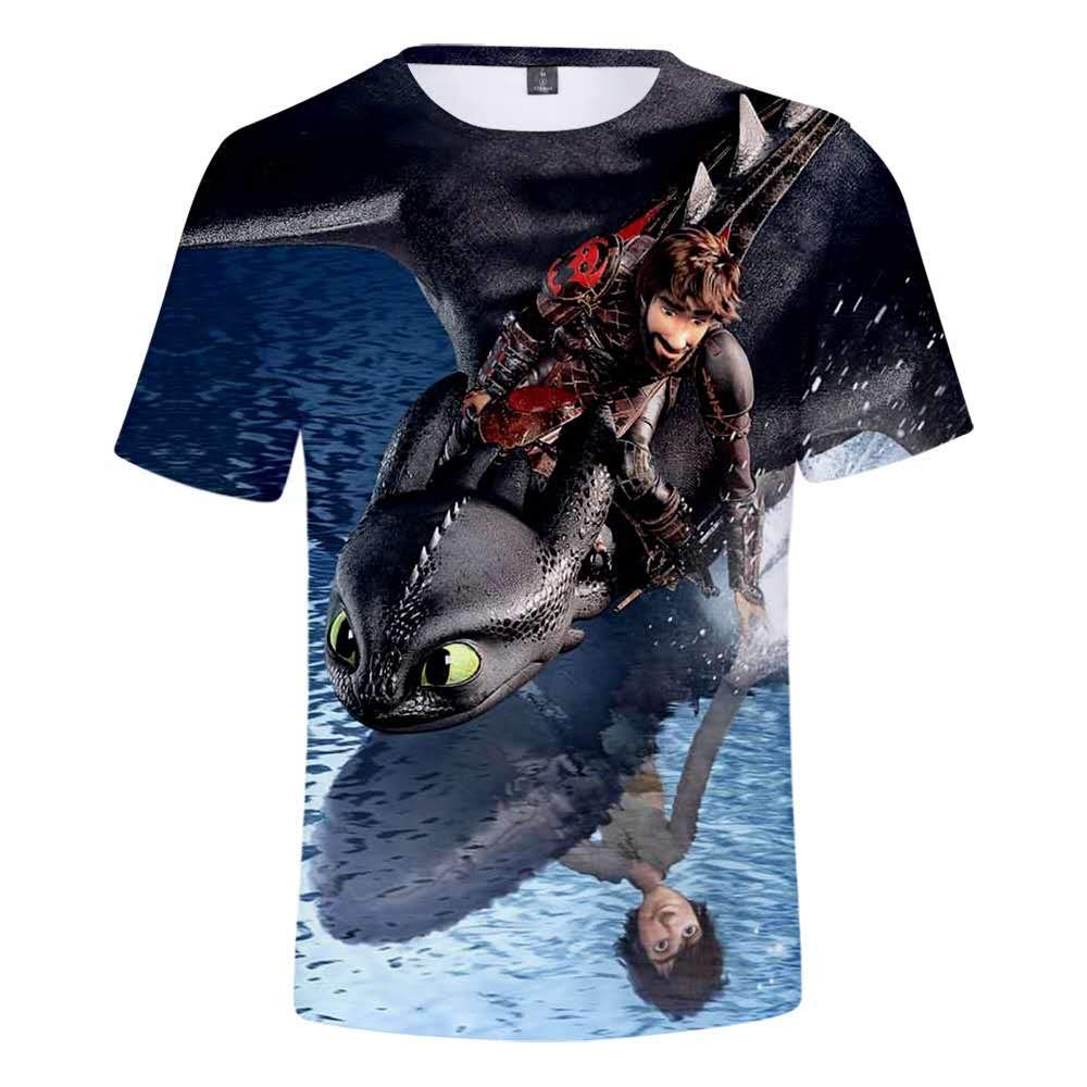 Cizeu Dragon 3 Krokmou 3d Impression T Shirt Enfant Toothless Top Pour Les Garcons Et Les Filles Fille Vetements Lawawarenesssociety In