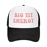 Ooujuynh Funny Trucker Hat Big Tit Energy Humorous