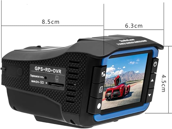 3 In 1 Dash Cam Auto Dvr Radarwarner Gps Tracker Fahrrecorder Dash Cam Dvr Video Registrator Amazon De Auto