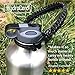 Gearproz HydroCord 1.0 Handle with Wide Mouth Ring and Carabiner, Compatible with 12-64 oz Water Bottles, Hydroflask 1.0, Iron Flask, Thermoflask & Wide Mouth 2.28