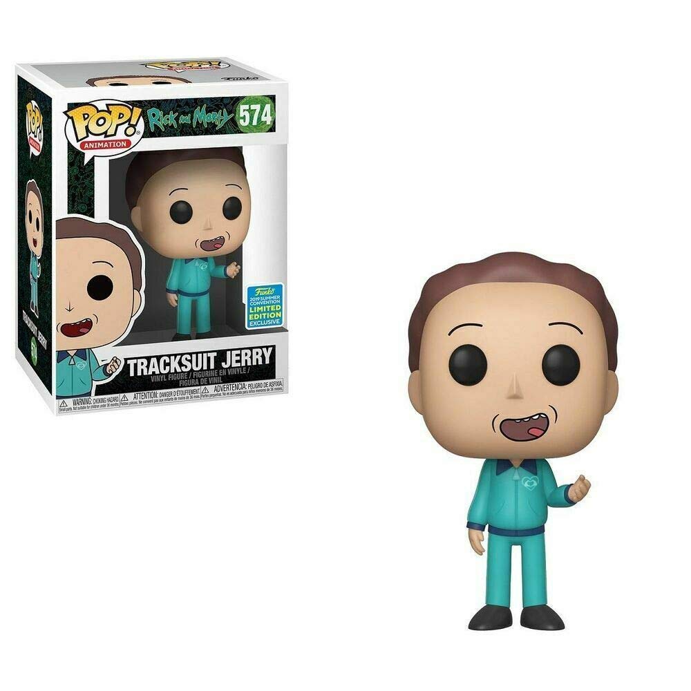 Rick and Morty POP! Animation Vinyl Figure Tracksuit Jerry SDCC Exclusive 9 cm
