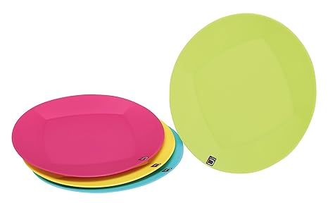 Cuisine Viva BPA und Melamin Freien Picknick 4-teiliges Teller-Set