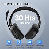 EKSA H6 Wireless Headset with AI ENC Mic Bluetooth 5.0 USB Dongle view 6