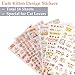 20PCS (5 Sets) Chair Socks Fancy Table Leg Pads with Cute Cat Paws Design, Reliable Furniture and Floor Protector, 4 Different Patterns + 1 Selectable Pattern - Pack of 20 Socks (Lovely Cat Stickers)
