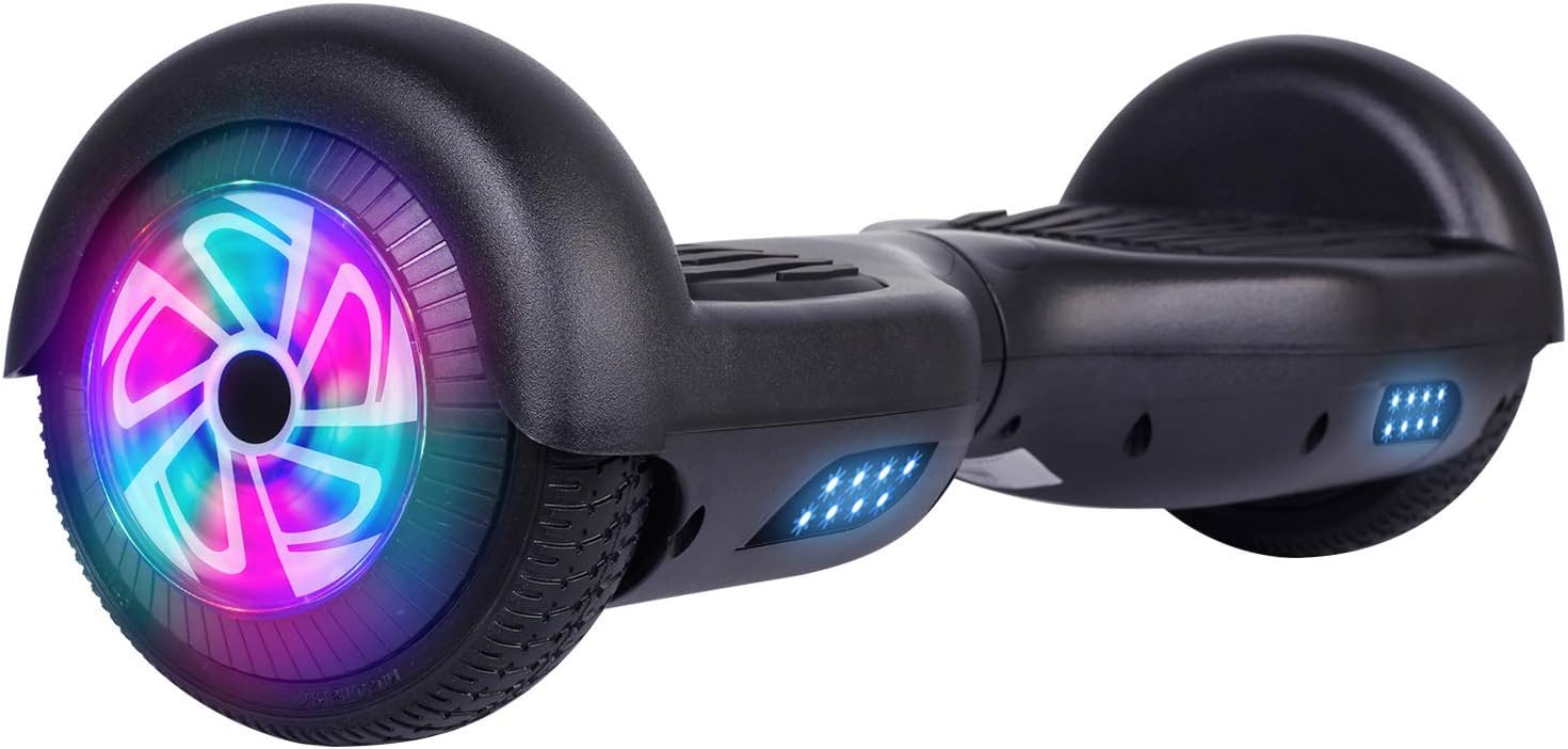 Felimoda Self Balancing Hoverboards with LED Light, 6.5 Inch Two Wheel Smart Hoverboards for Kids and Adults-UL2272 Certified