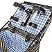 Zelancio Double Lid Picnic Wicker Basket for Two Persons, Large