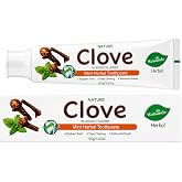 Welsunde Herbal Clove Toothpaste with Hydroxyapatite Xylitol, 100g | Soothing botanical care, Sensitive friendly、Gentle oral care、Mineral-based enamel care, Herbal oral care