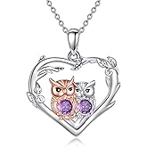 POPLYKE Bee/Corgi/Panda Necklace Sterling Silver Animal Pendant Jewelry Gifts for Women