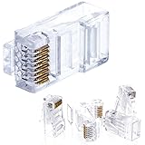 RJ-45 Cat5e UTP Connector LAN Ethernet Plug Network