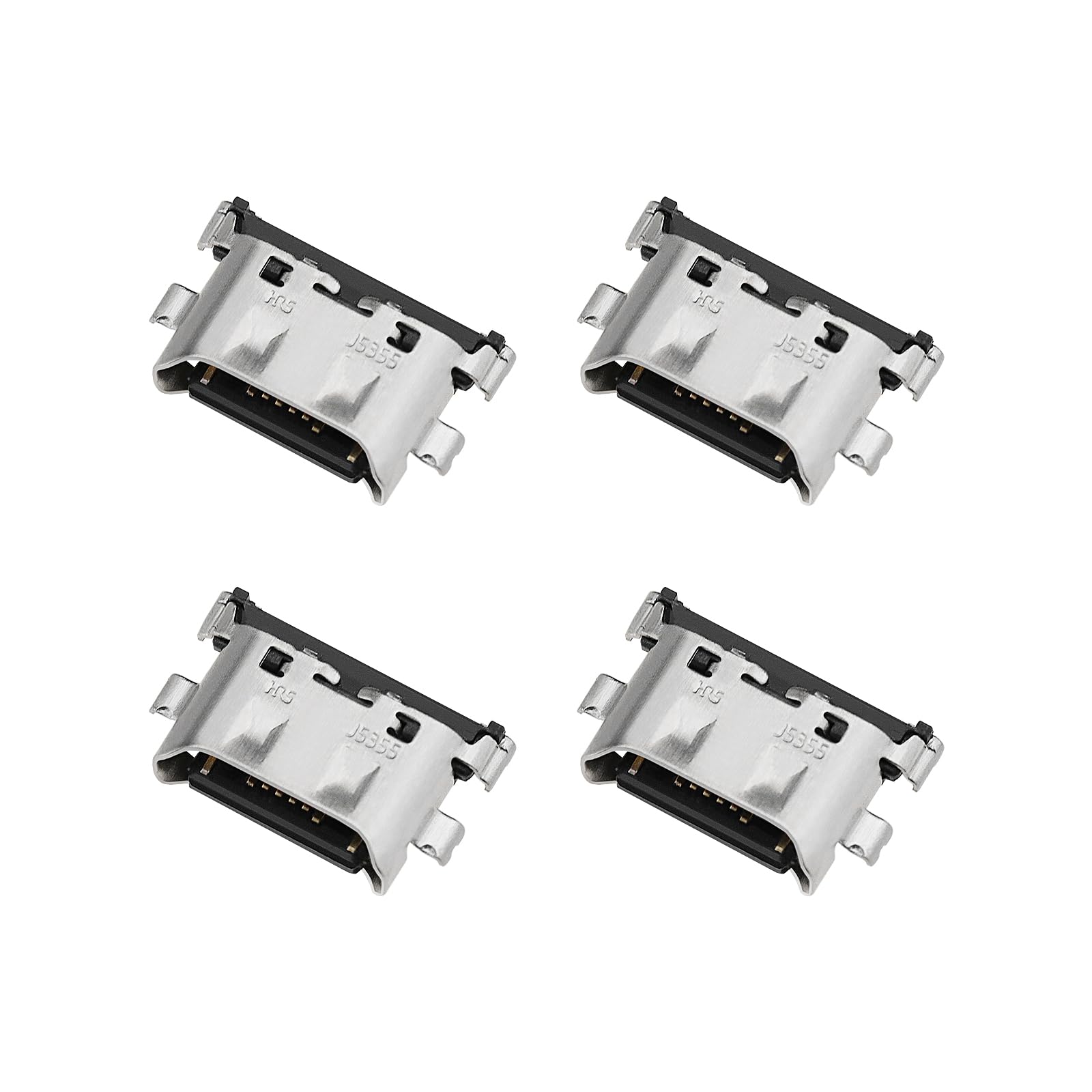 EMSea 4PCS USB Type C Charging Port Connector Socket Charger Component Compatible with Huawei Matebook D15 Boh-WAQ9R Replacement Parts
