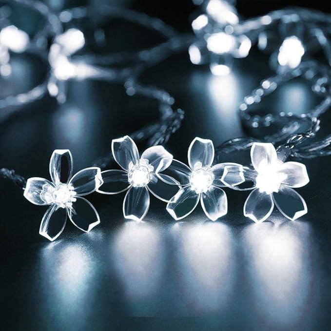 Led Linternas Cadena Jardín Exterior Cuento De Hadas Luces Verano