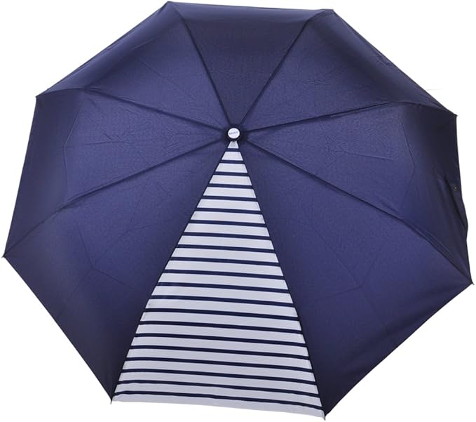 Amazon Co Jp 折り畳み傘 自動開閉 ワンタッチ 三つ折りたたみ傘 おしゃれ 軽量 直径98cm 晴雨兼用折畳傘 Uvカット 8本骨傘 傘ケース付き 3カラー 紺 レッド 濃い茶色 アニメ専線 紺 ホビー