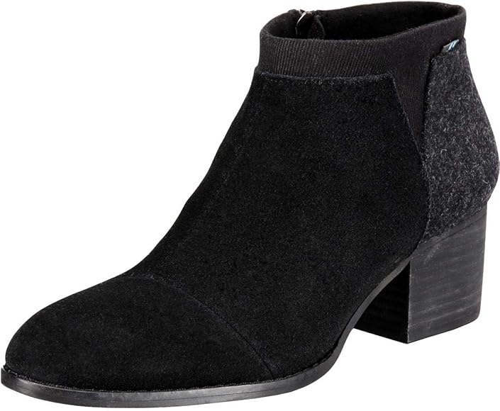 forged iron grey suede women's ella booties