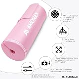 Amonax Hip Thrust Barbell Pad Extra Thick Foam Pink view 2