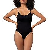 Seamless Shapewear for Women-High Waisted Body Shaper Bodysuit Tummy Control Thongs for Women