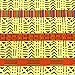 Kente African Print Fabric Cotton Print 44'' Wide Sold by The Yard (19009-1)