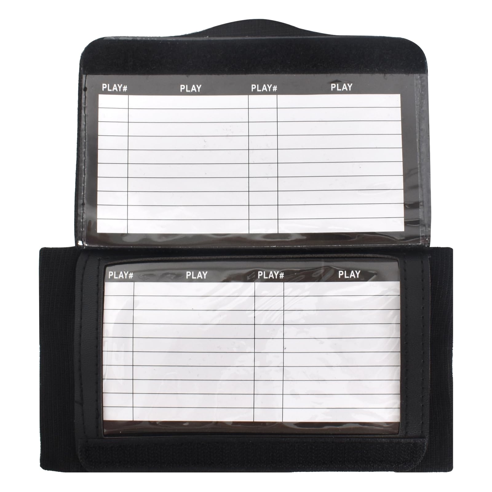 Football Play Wristbands Sports Wristband Playbook Wristband with 2 Playsheet Compartments Wristband Football Coaching Board Wrist Brace Playbooks For Various Sports