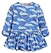 Fiream Girls Cotton Casual Longsleeve Cartoon Dresses