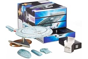 CC Countdown Characters by Numskull 2023 Star Trek USS Enterprise Collectible Figure - Official Star Trek Merchandise - Buildable Character Statue