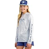 HUK Kids Pursuit Pattern Long Sleeve Shirt, Fishing Shirt for Kids