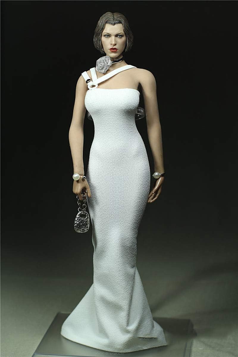 ZSMD 1/6 Scale Female Figure Doll Clothes, Handmade Outfit, Dress for