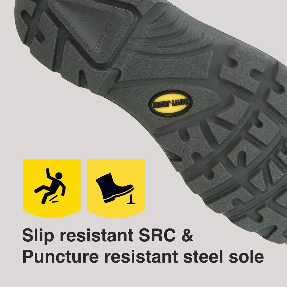 SAFETY JOGGER Safety Boot, BESTBOY, Steel Toe Cap S3/S1P Work Shoe for Men or Women Anti Slip Puncture Resistant Steel Sole - Image 5