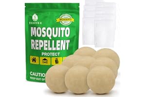 SUAVEC Mosquito Repellent, Mosquitoes Repellent Patio Outdoor, Mosquitos Repellant, Mosquito Repellents for Yard/Camping, Mosquito Deterrent Indoor, Mosquito Away, Mosquito Control for Room-8 Packs