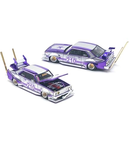 1:64 Diecast Model Car Compatible with Nissan Skyline C210 Kaido