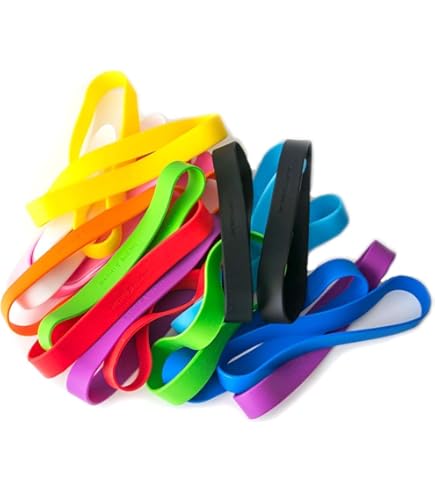 PATIKIL 6 Zoll H-Band Silikon-Gummibänder, 5 Stück starke elastische