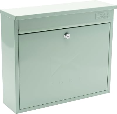 Burg-Wächter MB02CG Chartwell Green Wall Mounted Galvanised Steel Lockable Post