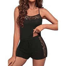 Women Sleepwear Lace Sexy Two Piece 