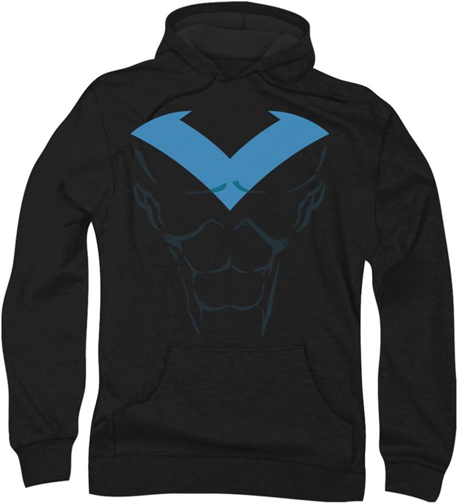 Batman Mens Nightwing Costume Hoodie Clothing