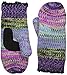 isotoner Women’s Chunky Cable Knit Cold Weather Mittens with Warm, Soft Lining